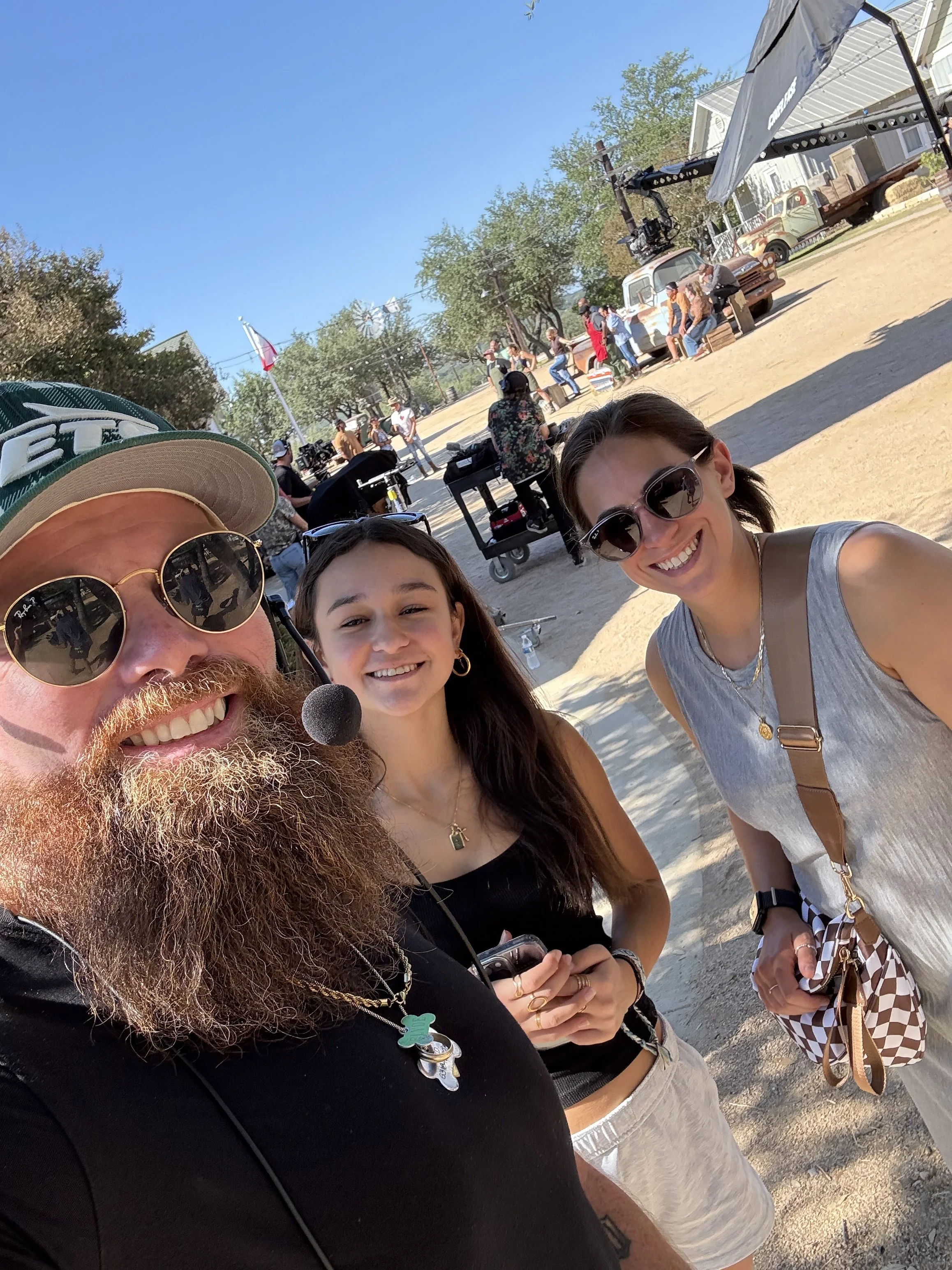 Alba with Tracy and Pat