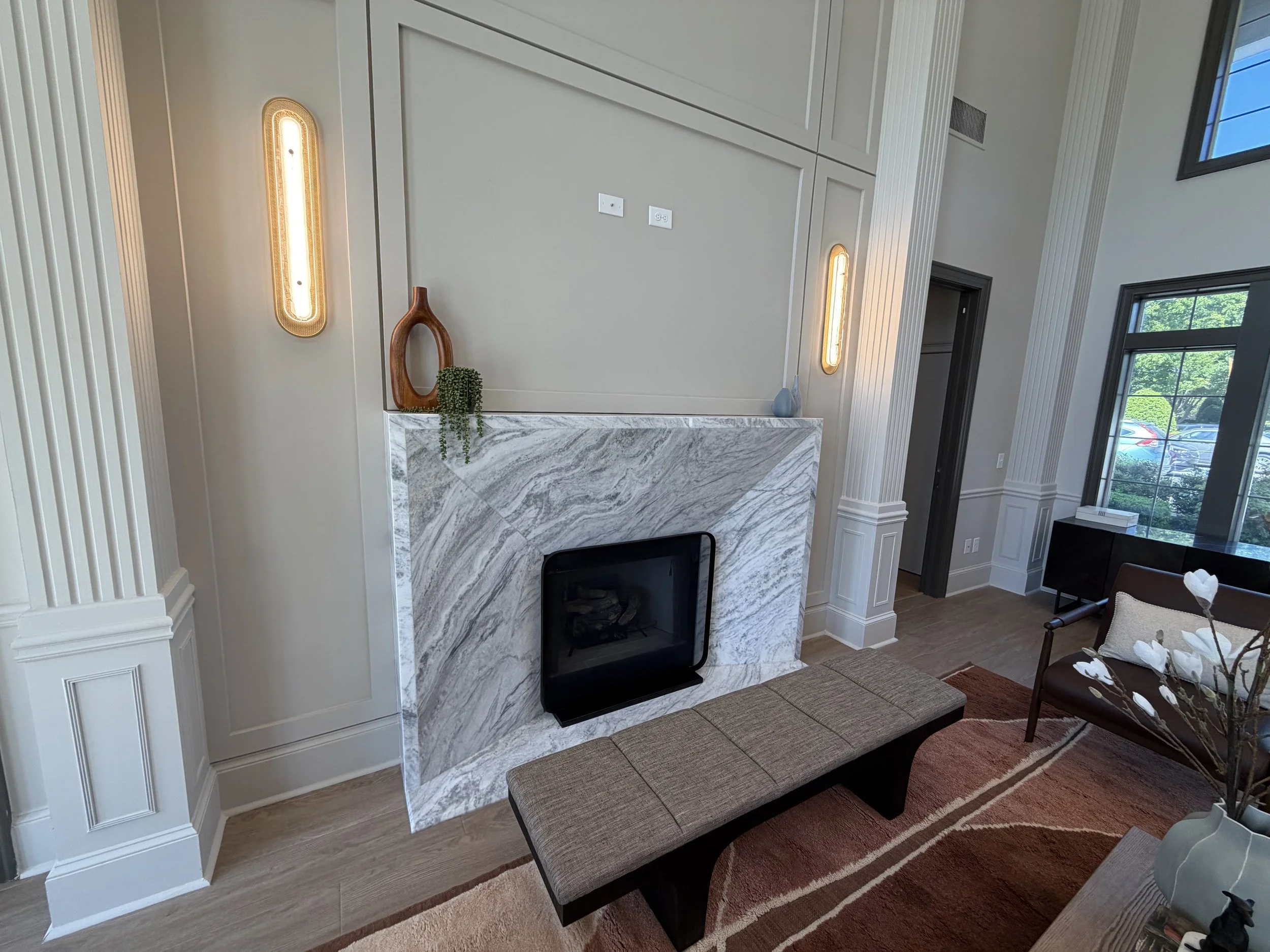  Commerical Fireplace Marble