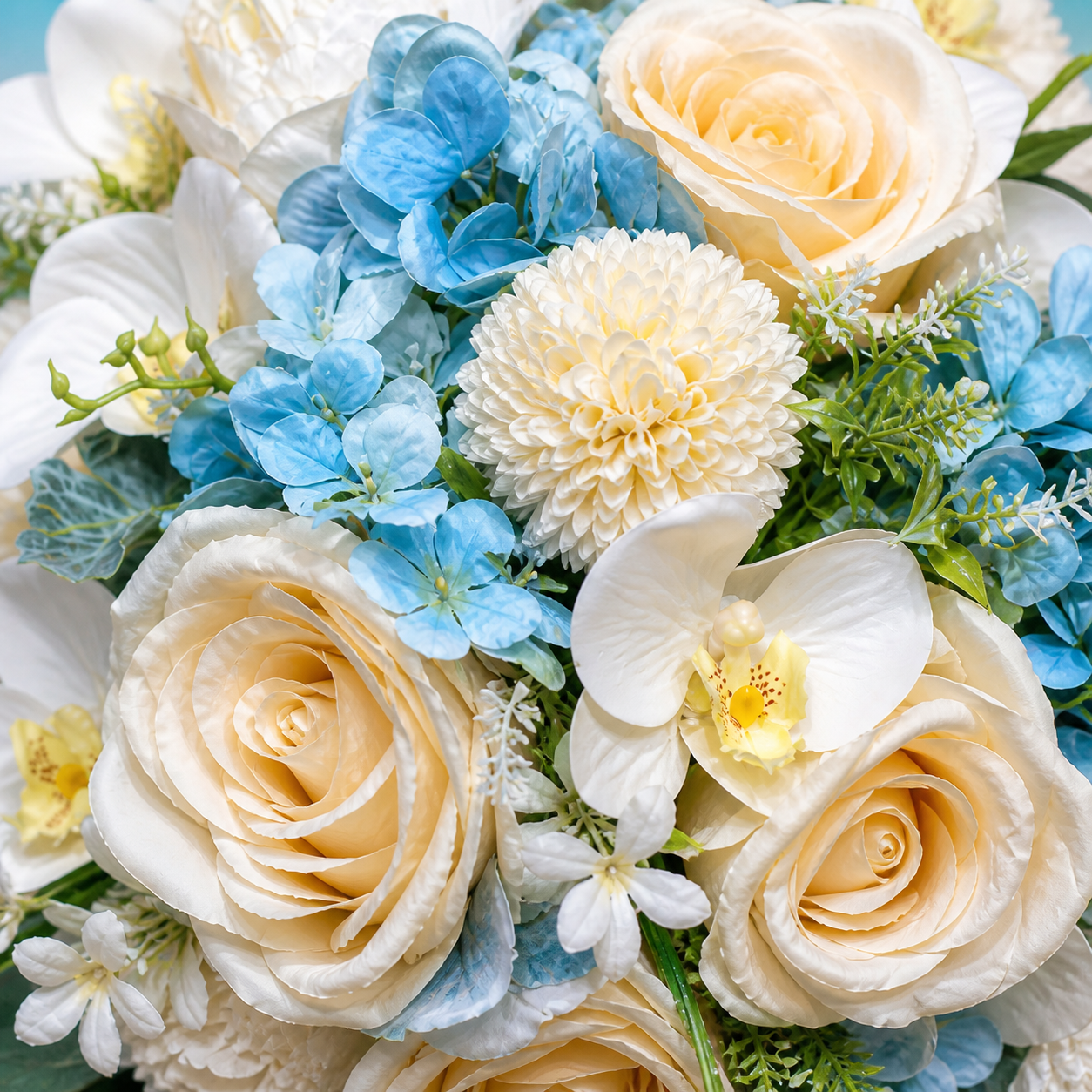 Blue and Coastal wedding palette