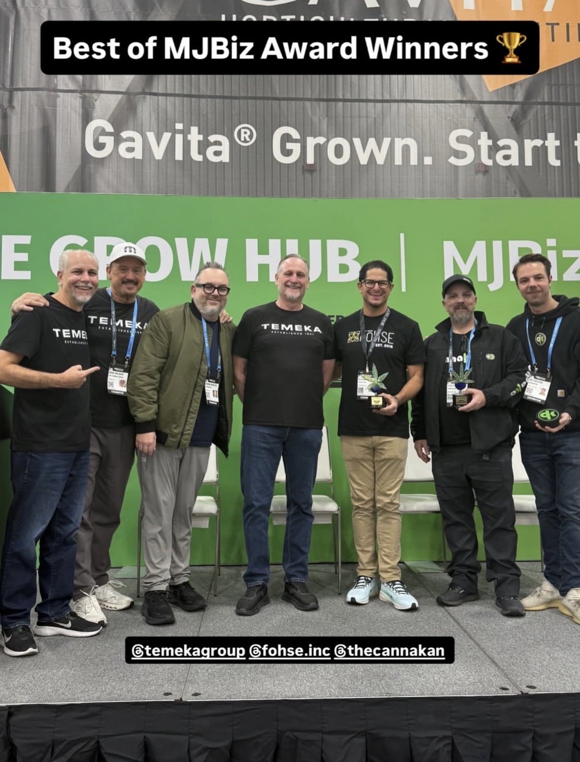 FoHSE Best Booth award MJBizCon 2025