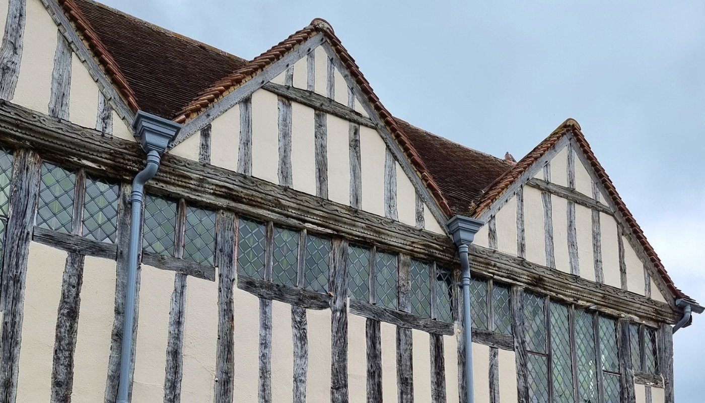 Medieval building details in Lavenham
