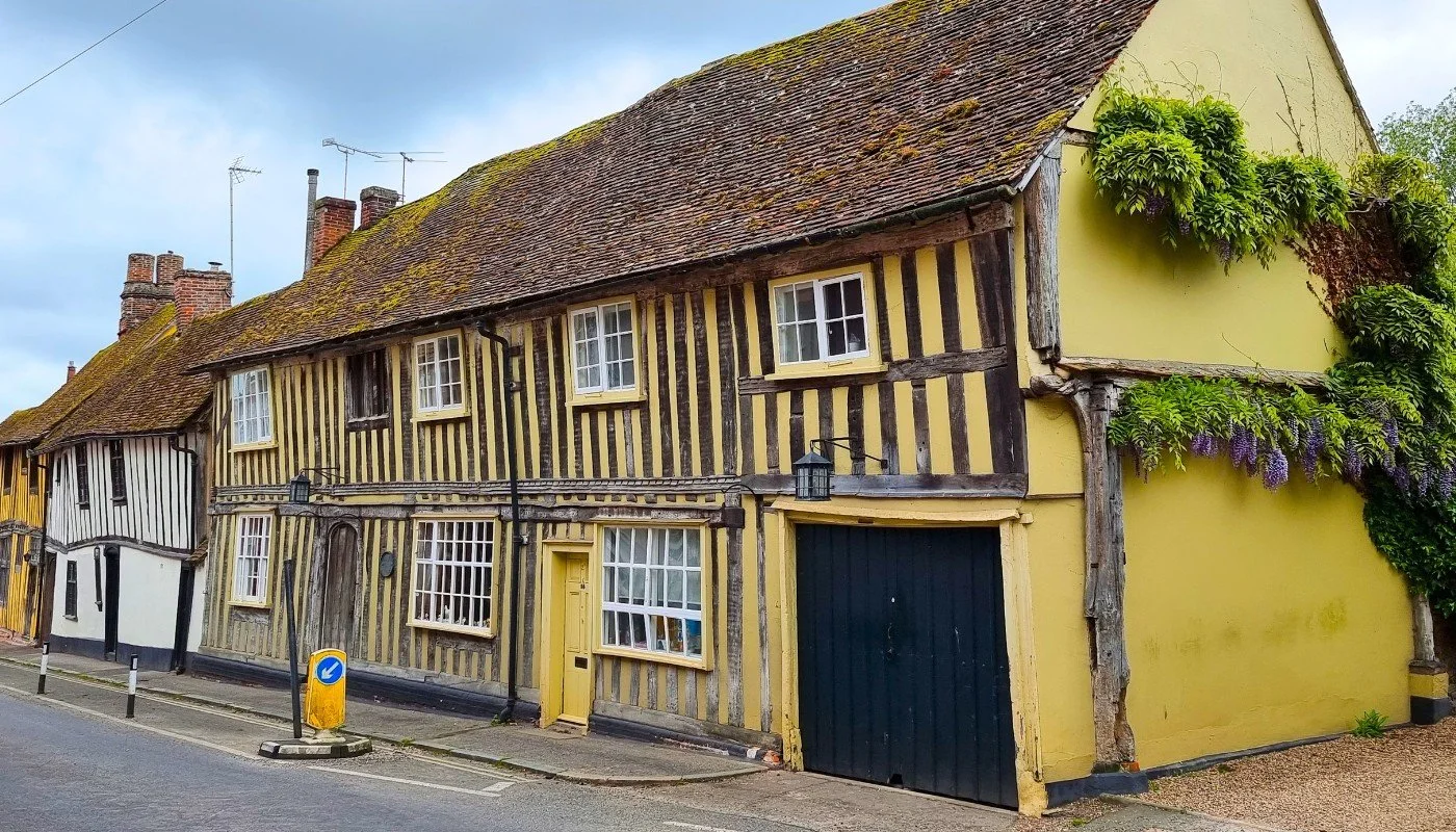 Traditional timber-framed architecture in Lavenham