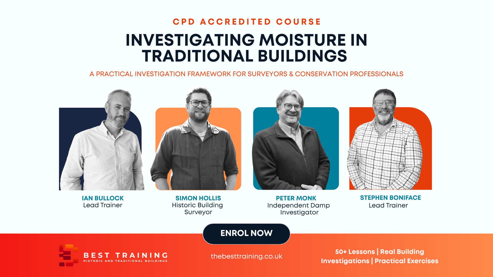 BEST Training Module 2 Trailer Thumbnail - Investigating Moisture in Traditional Buildings
