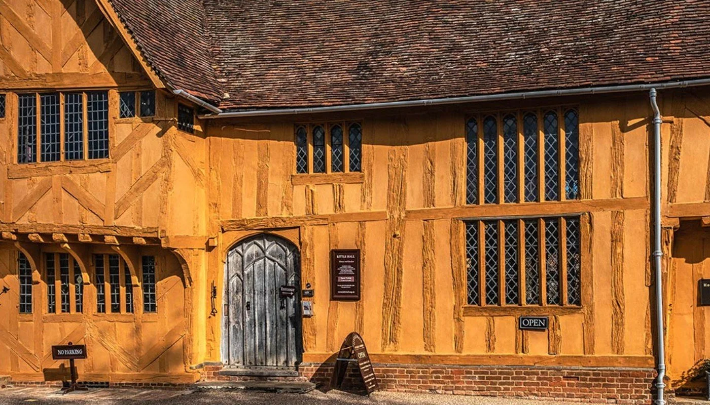 Historic timber-framed buildings in Lavenham