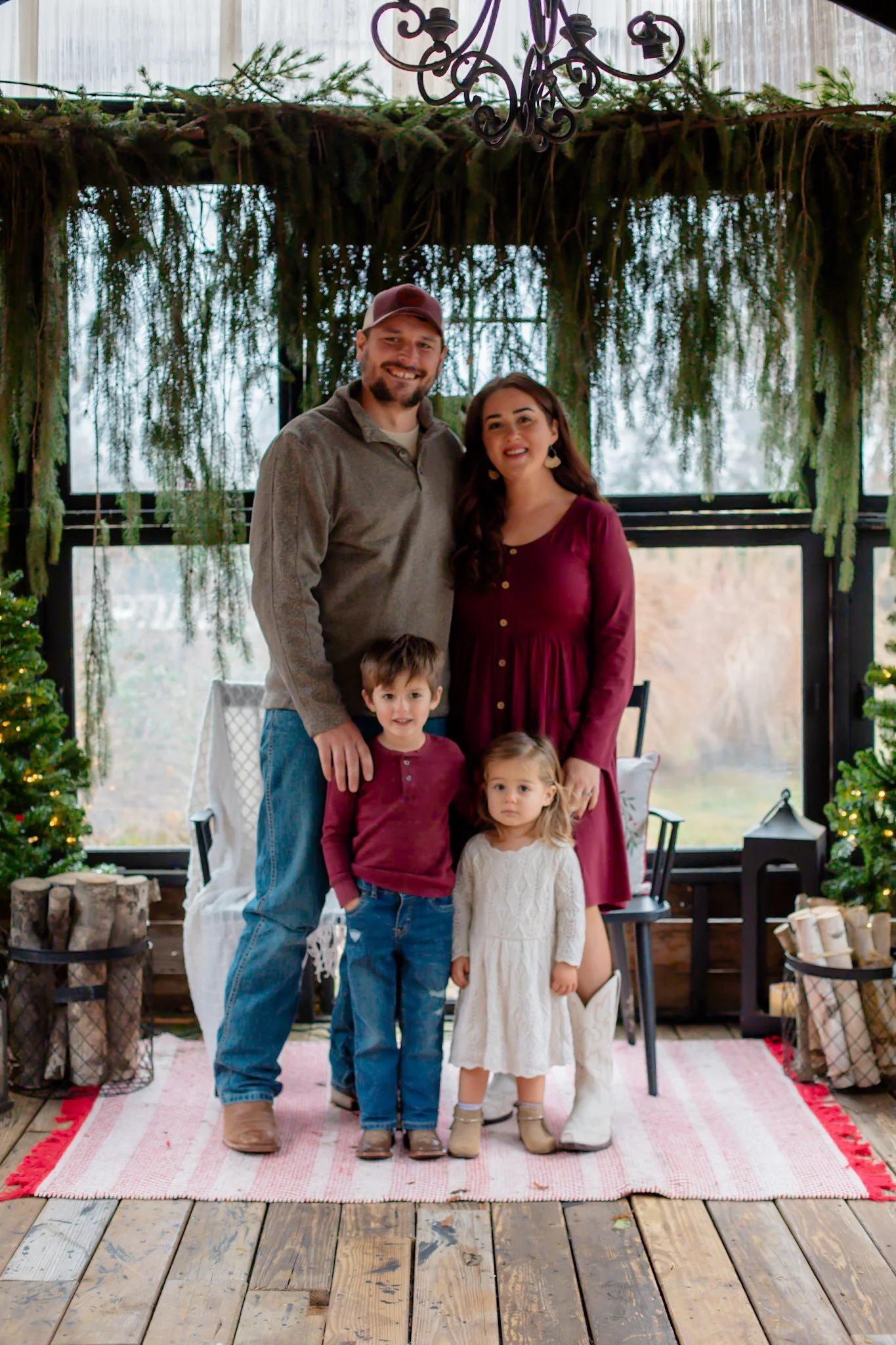The Staton family at Duck Butter Farm