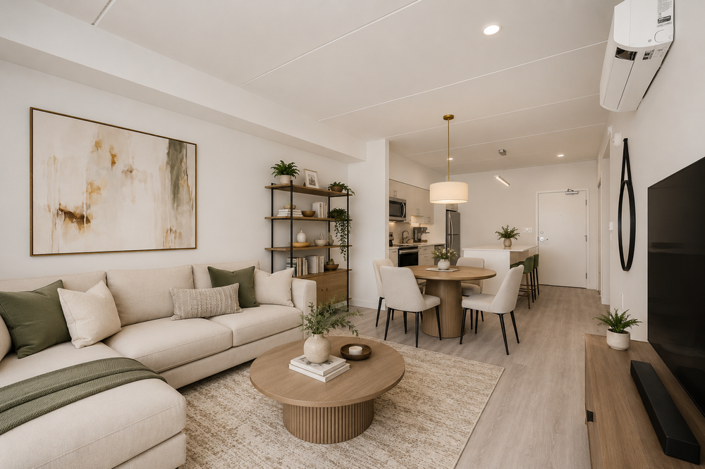 160 Centre furnished suite interior — illustrative photo