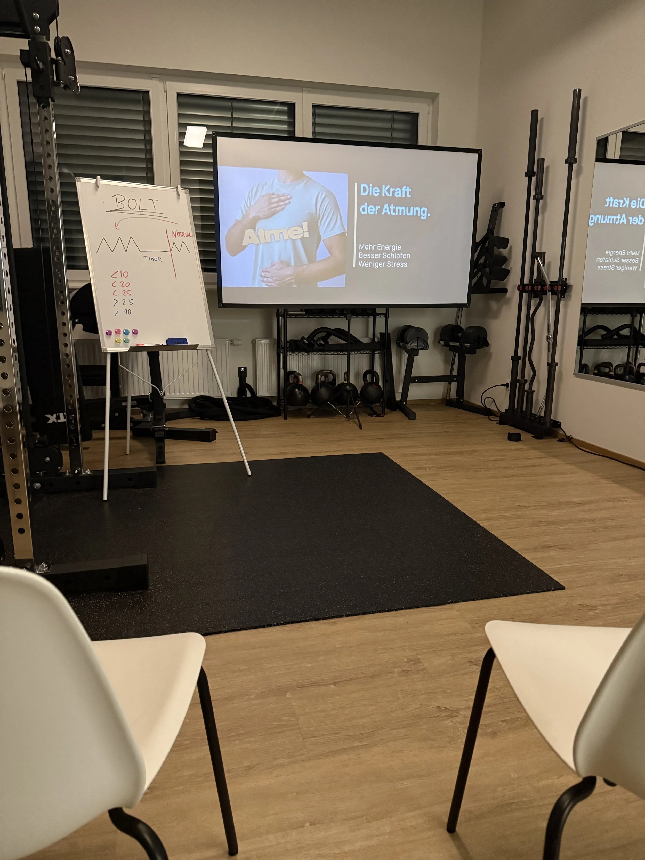 Workshop-Raum bei KRAFTVOLL Wals