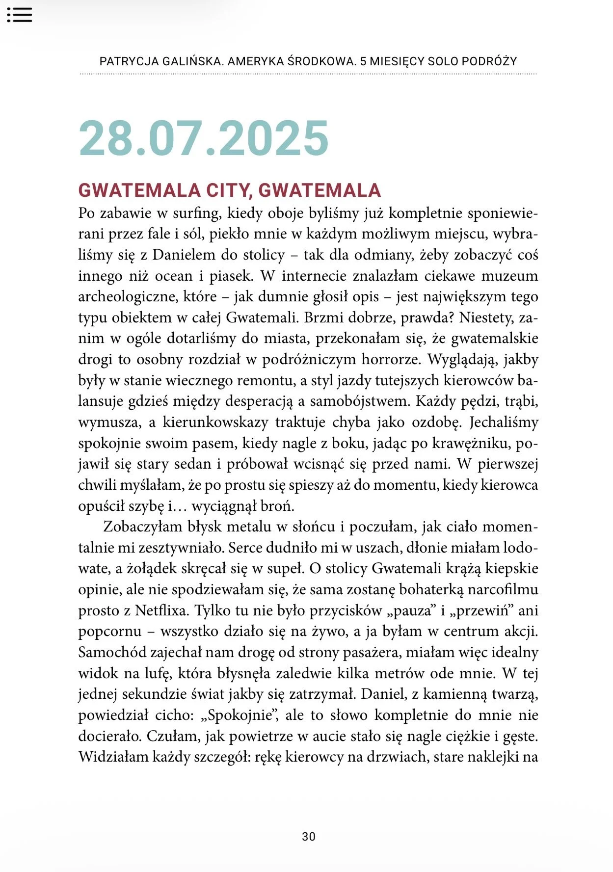 Opowiadanie o bezpieczeństwie w Gwatemali - fragment ebooka