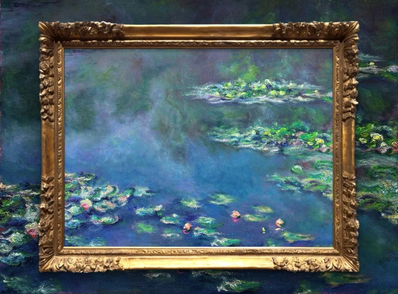 Monet's Water Lilies Painting