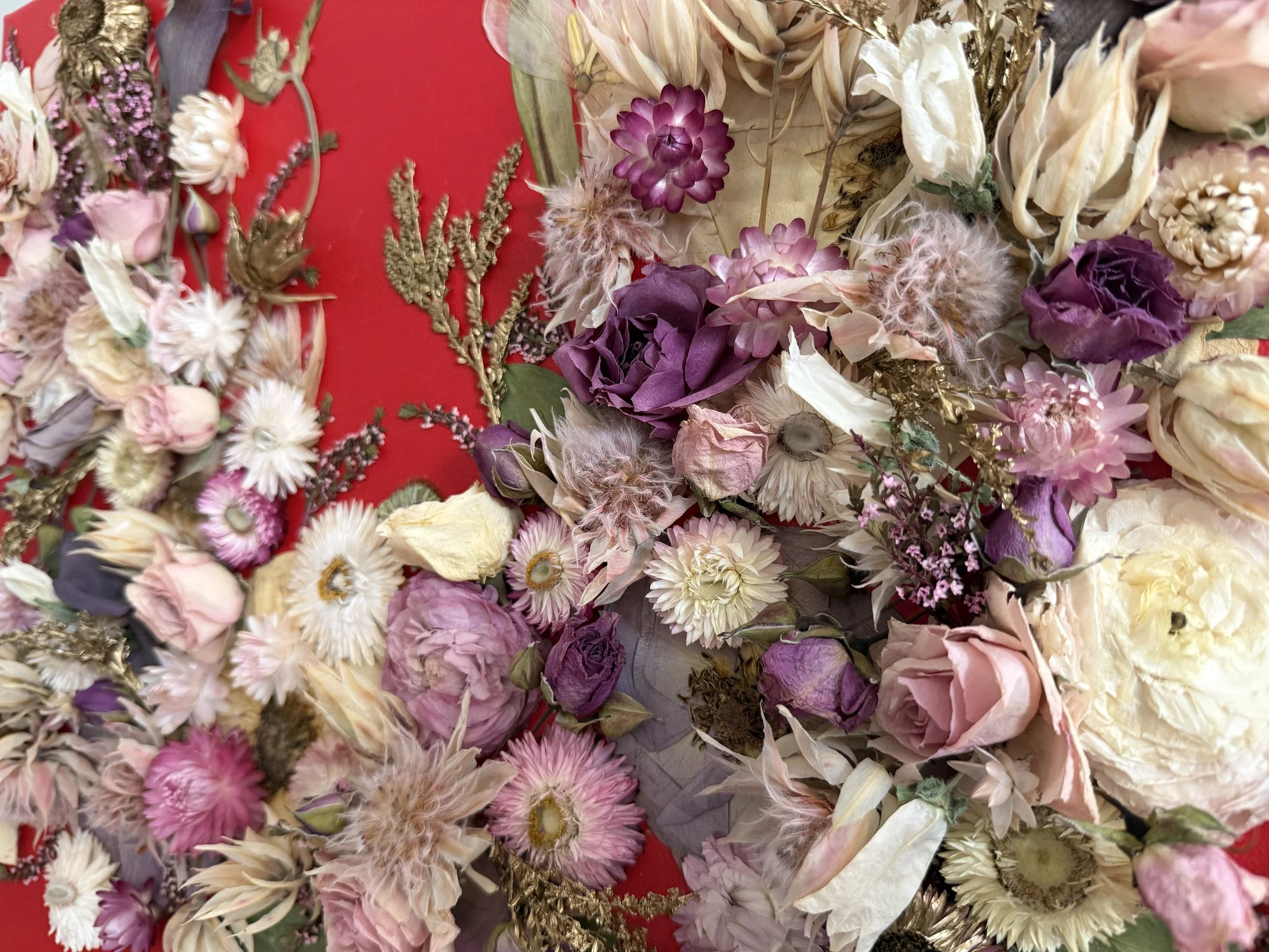 Museum-grade botanical art commission St. Louis - preserved floral wall art