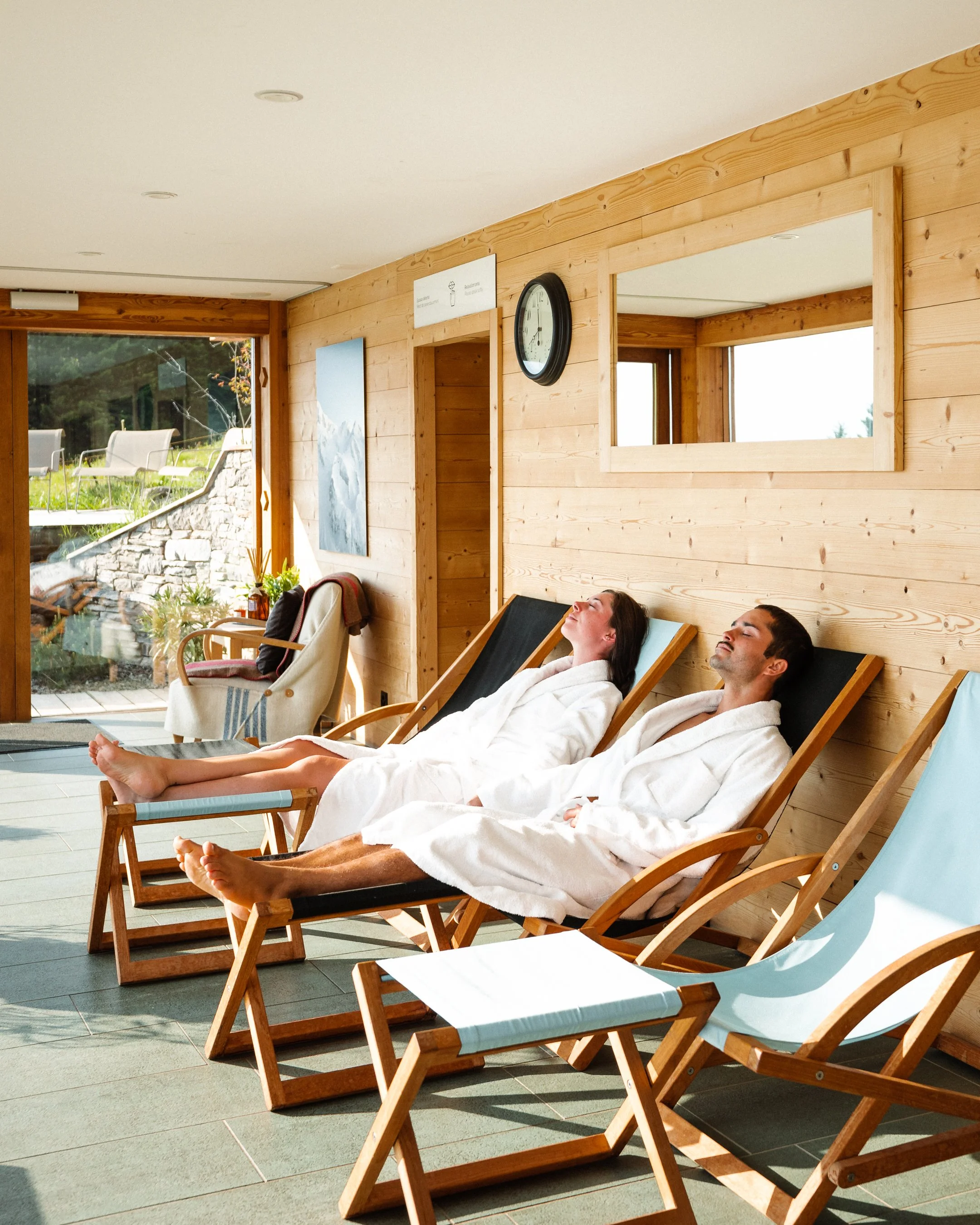 Luxury spa at whitepod