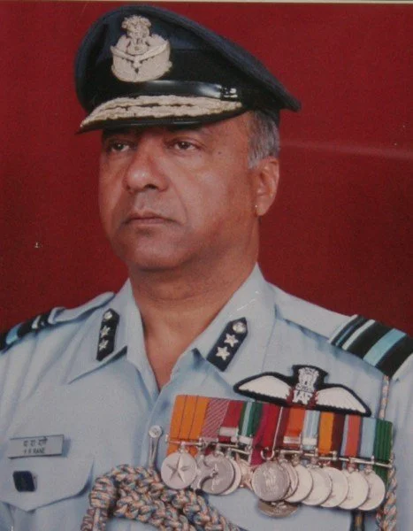 Portrait of Yashwant Rao Rane in Indian Air Force uniform