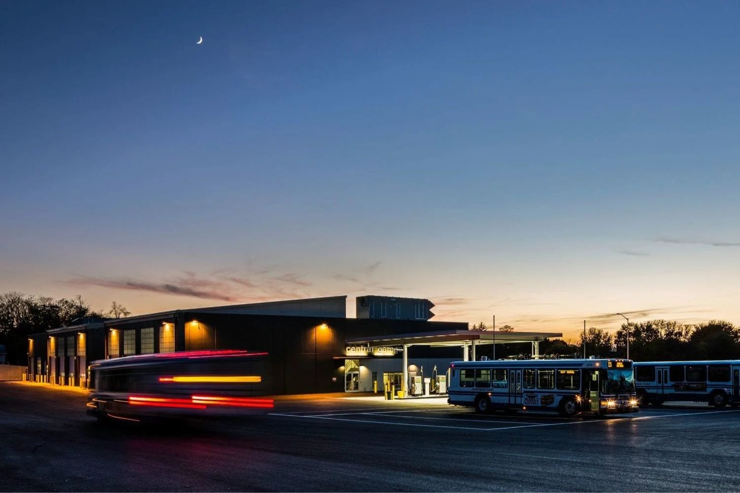 Harrisonburg Department of Public Transportation bus in Harrisonburg, Virginia
