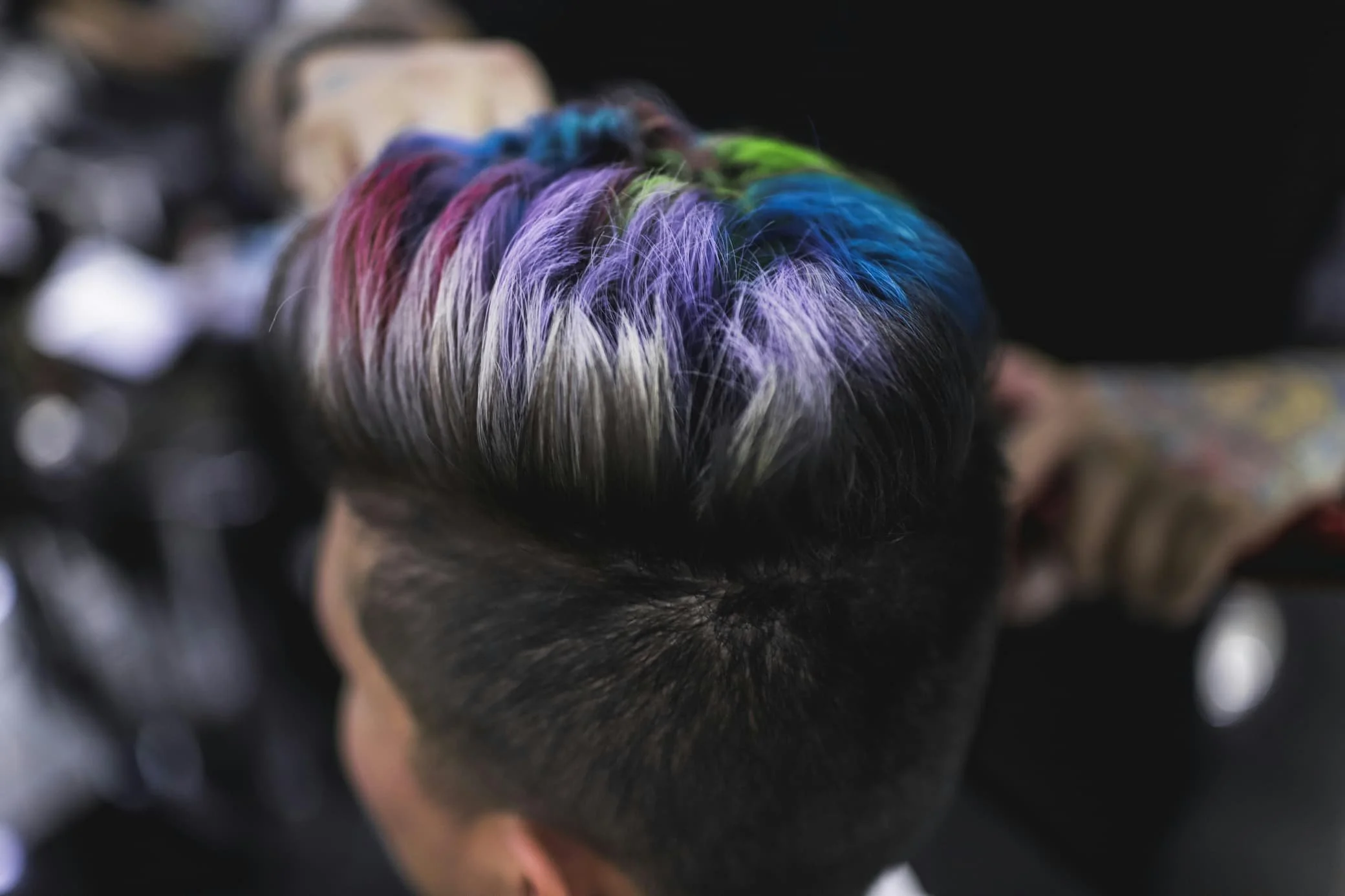 Vivid hair colour by Maison Hair Studio