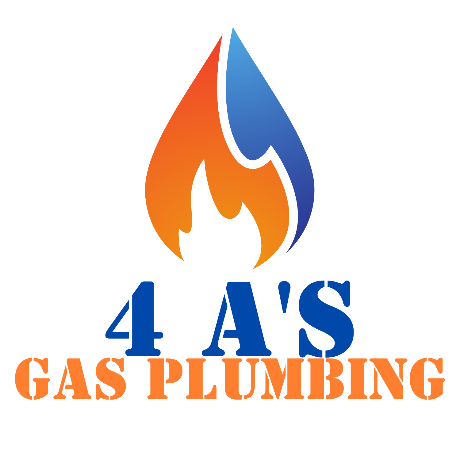 4 A's Gas Plumbing Logo
