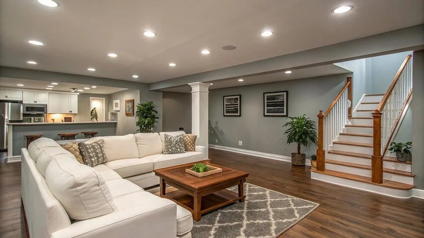 Basement pot lights Edmonton real install