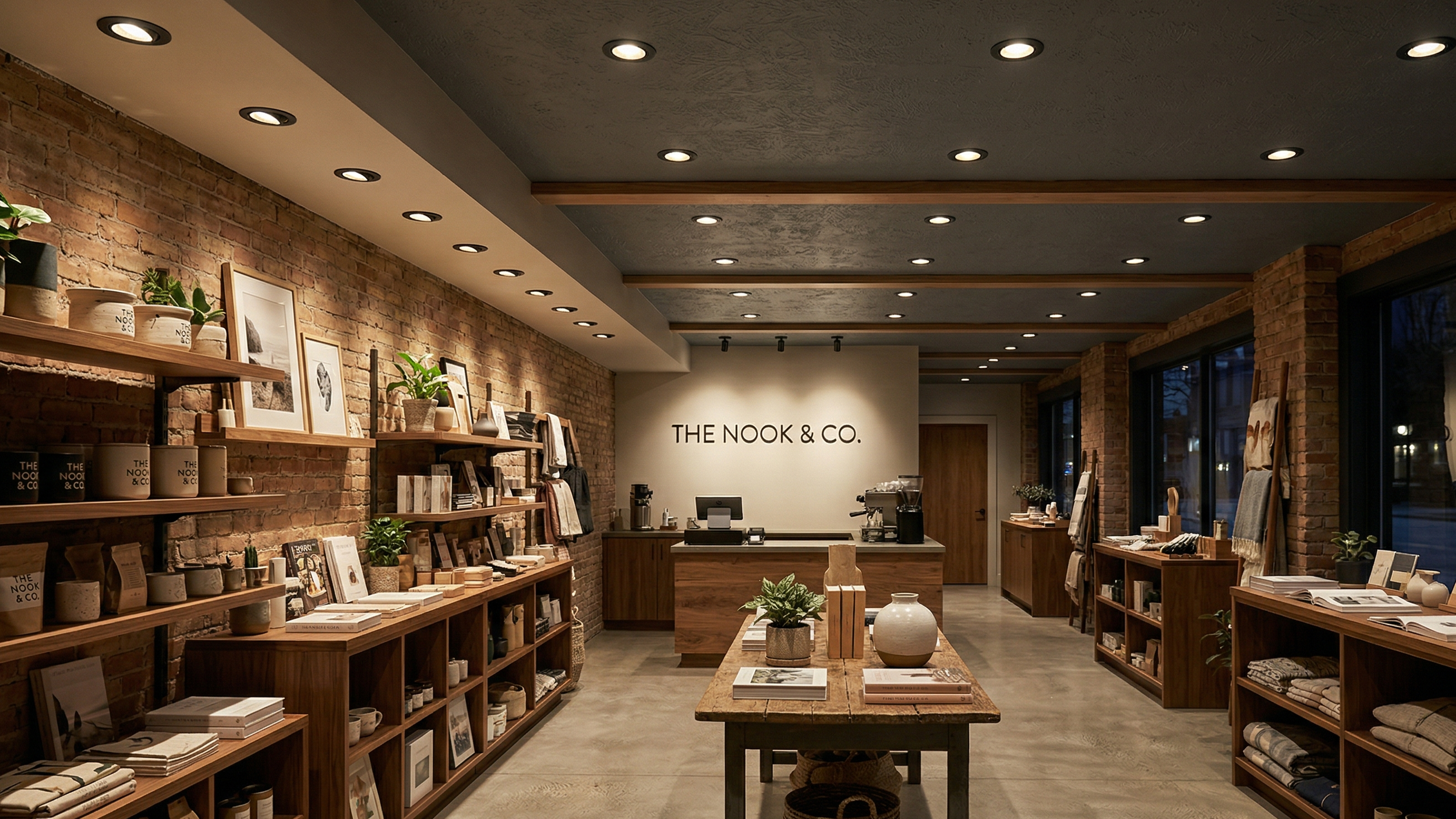 Commercial lighting installation Alberta