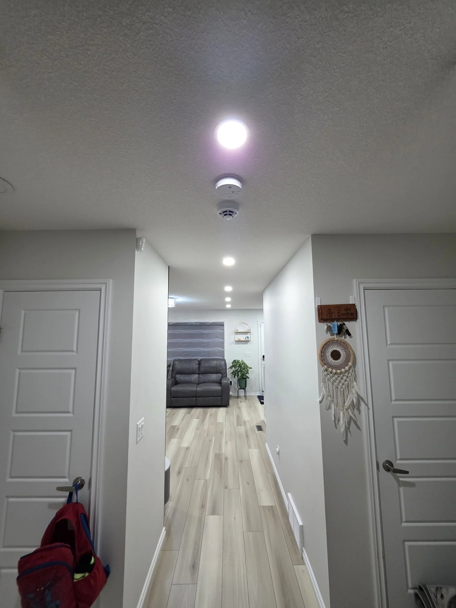 Living room pot lights Edmonton real install