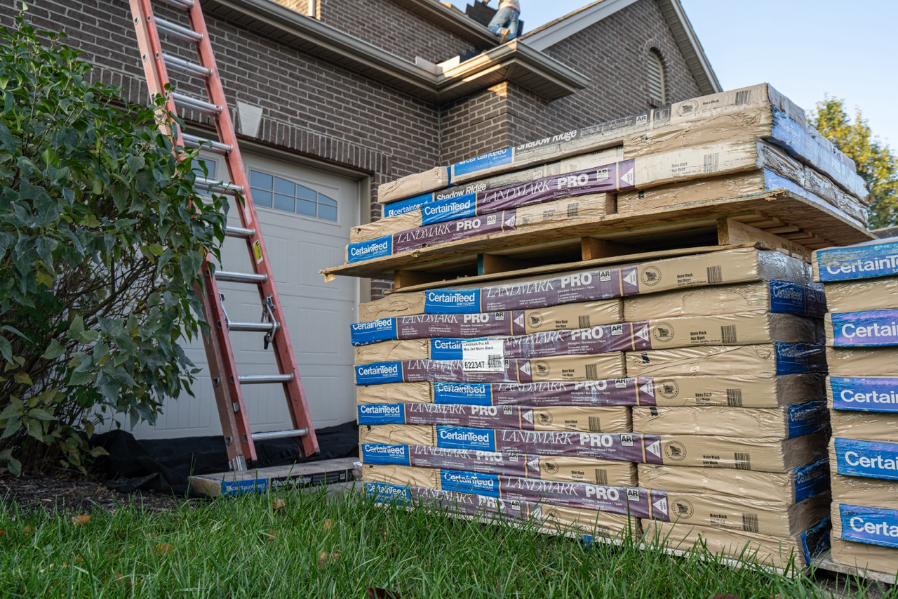 Completed residential roofing project on a Miami Valley home