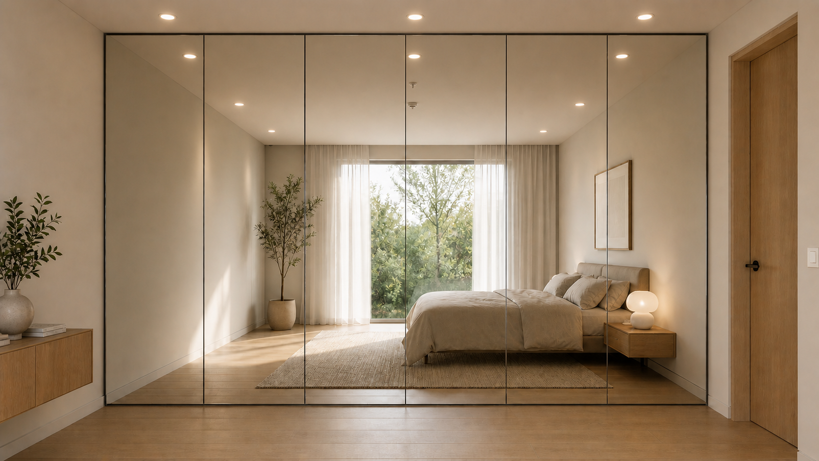Mirror wall installation for gyms, studios, salons, offices, homes and commercial interiors in Metro Manila