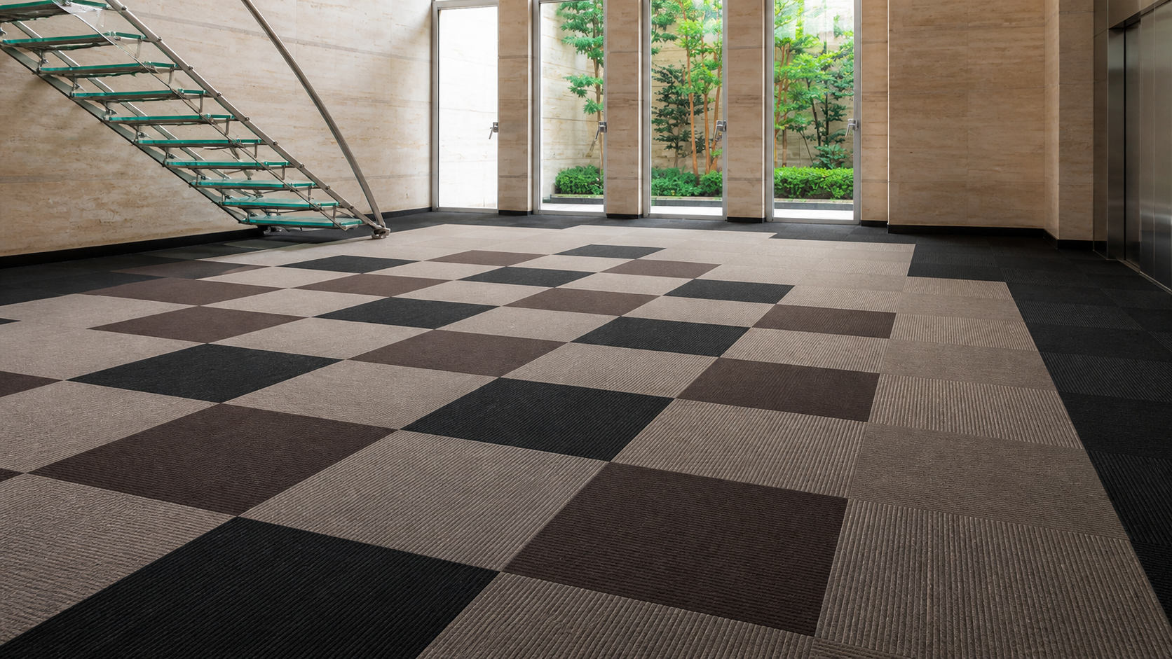 Carpet tile color and design options for interior projects in Metro Manila by Blinds and Decors Philippines