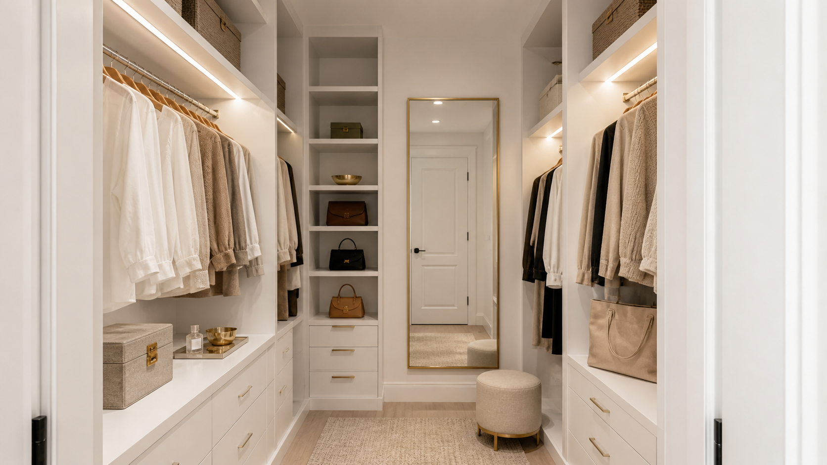 Walk-in closet systems, custom wardrobes and modular cabinet storage solutions in Metro Manila