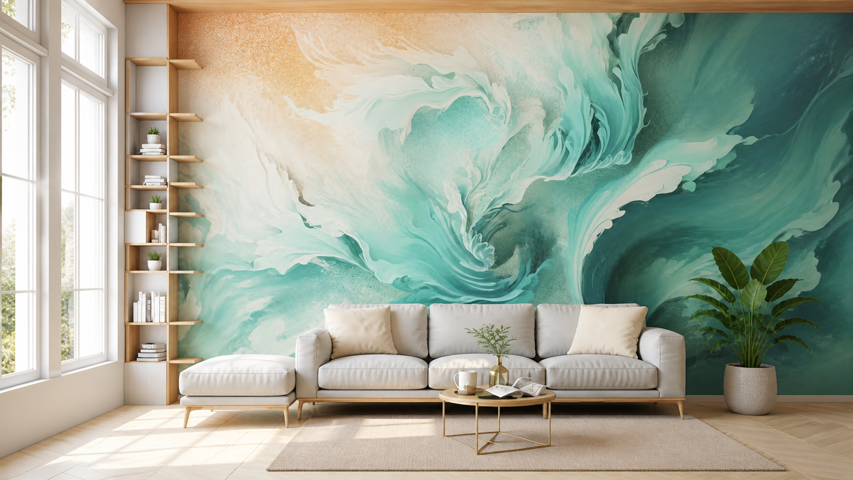 Premium wall mural installation for commercial, hospitality, and residential interiors in Metro Manila by Blinds and Decors Philippines