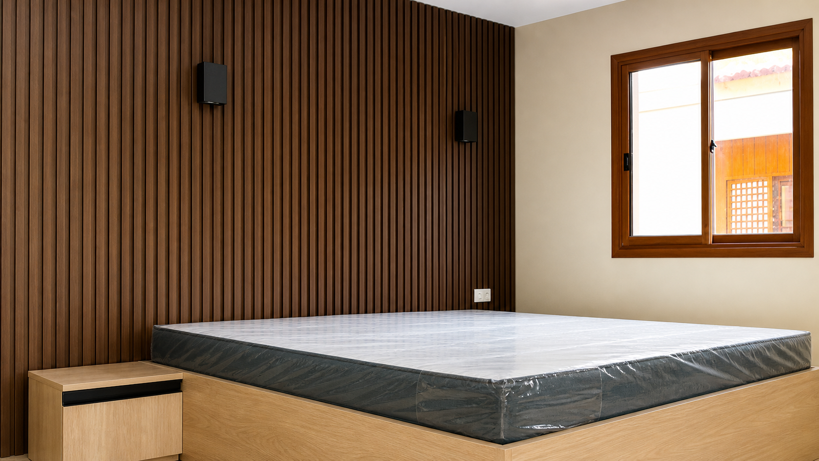 PVC fluted wall panel installation in Metro Manila by Blinds and Decors Philippines