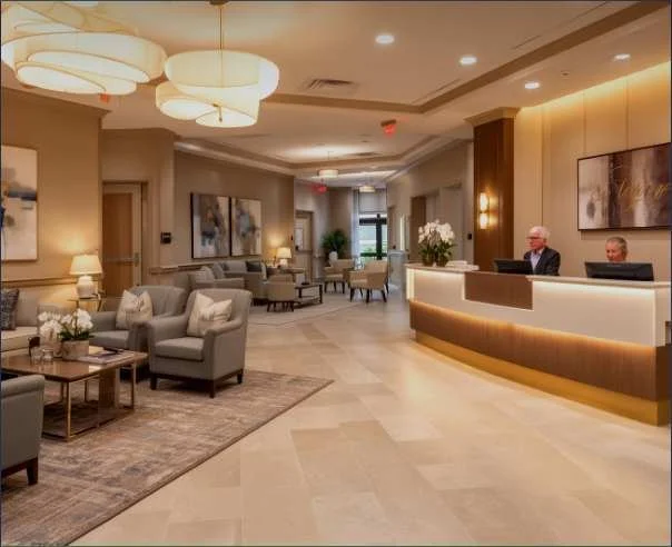 Senior living common area