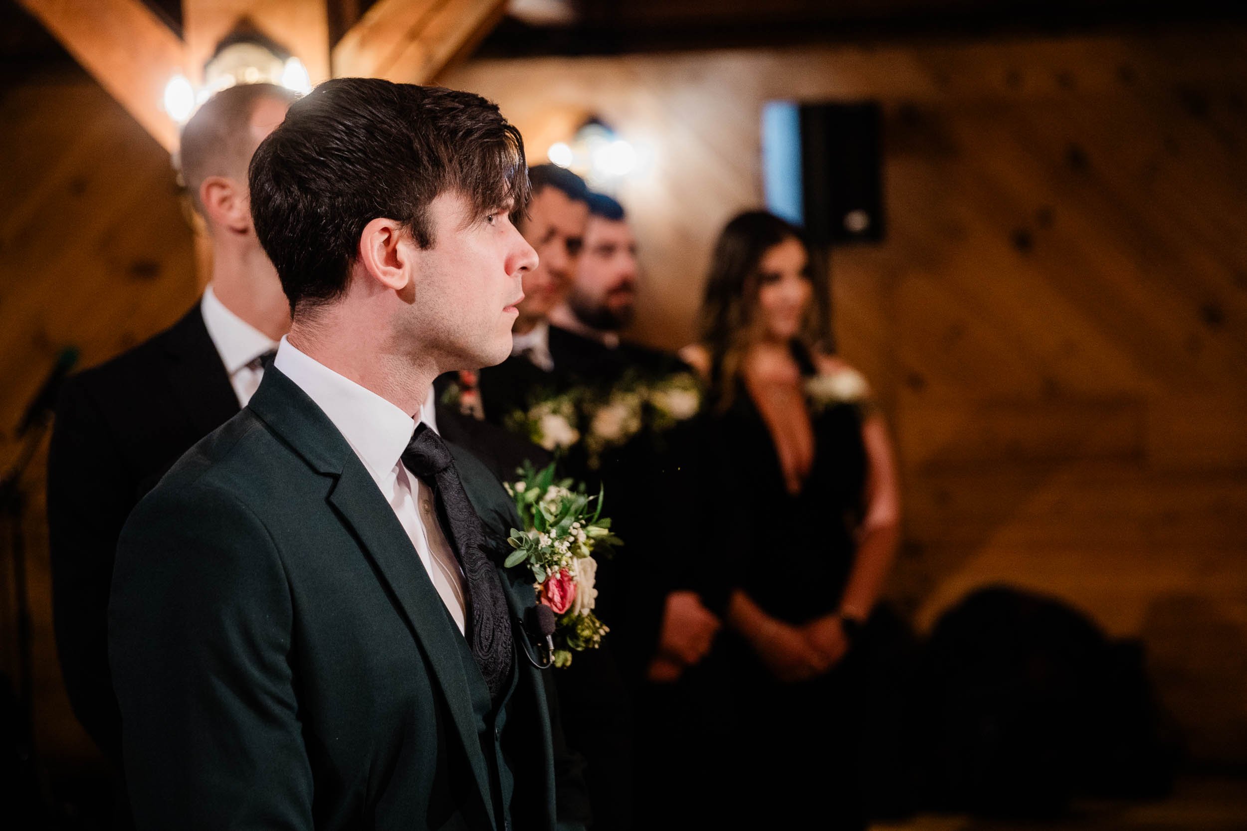 Merrick's expression the moment he recognizes the song Kayleigh chose
