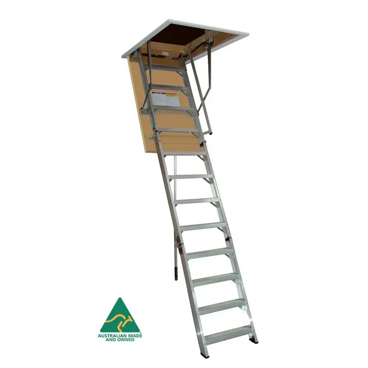 Pull-down attic ladder