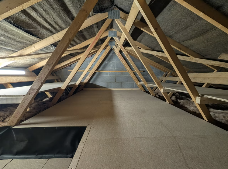 Attic storage platform