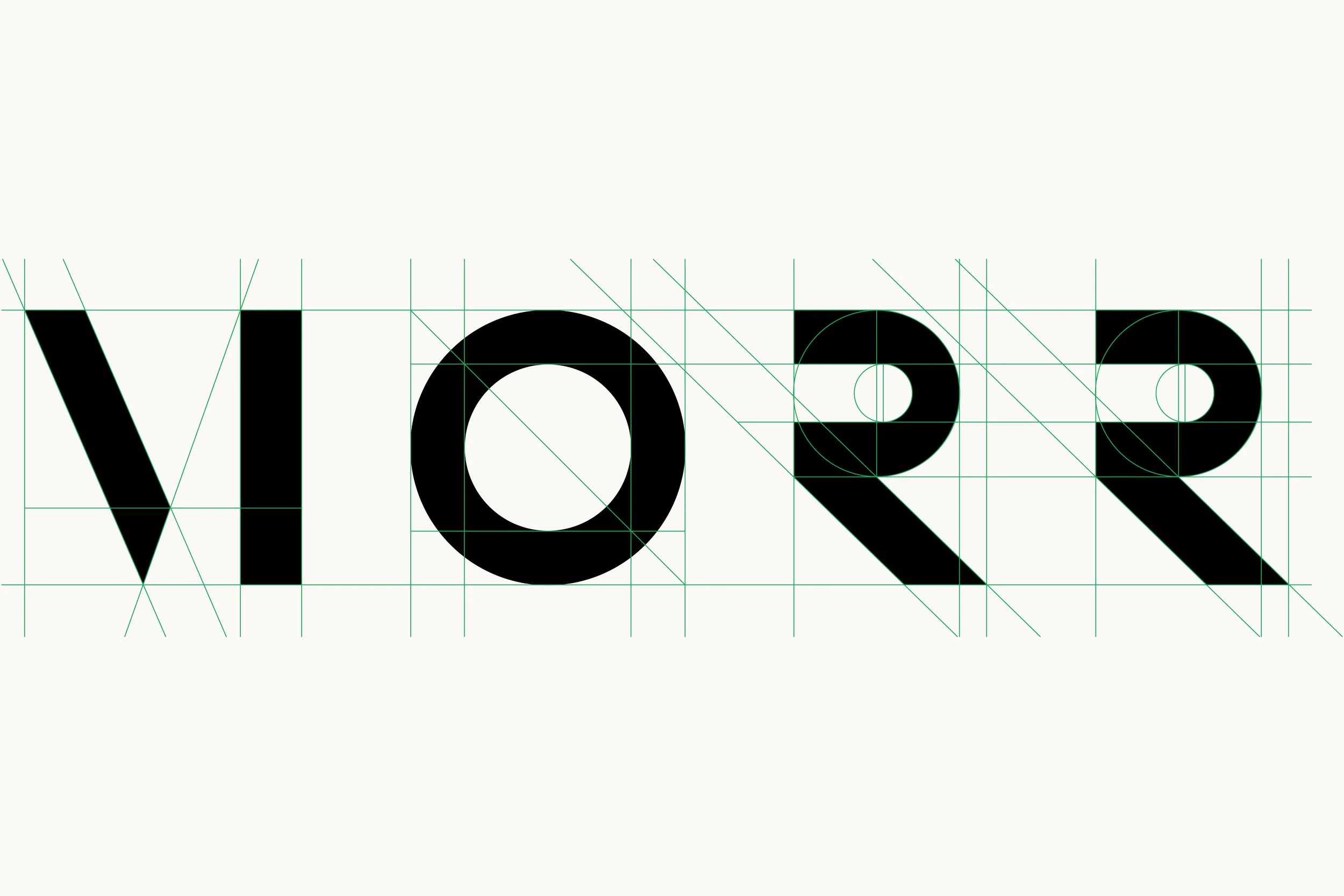 Morr — design process, letterform sketches WIP 01, by StudioKus