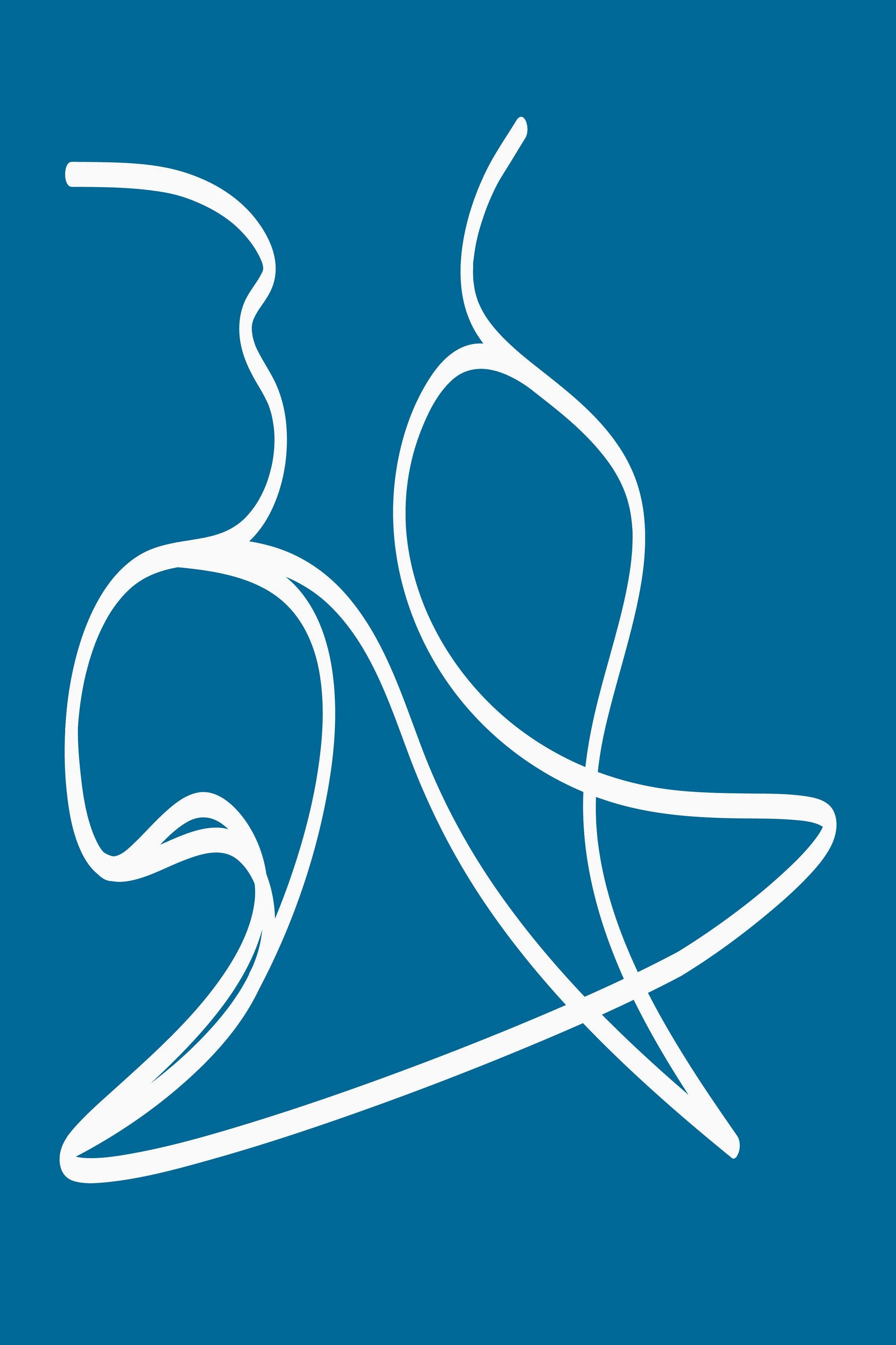 La Diffrance — WIP sketch of the blue figure (conservative), by StudioKus