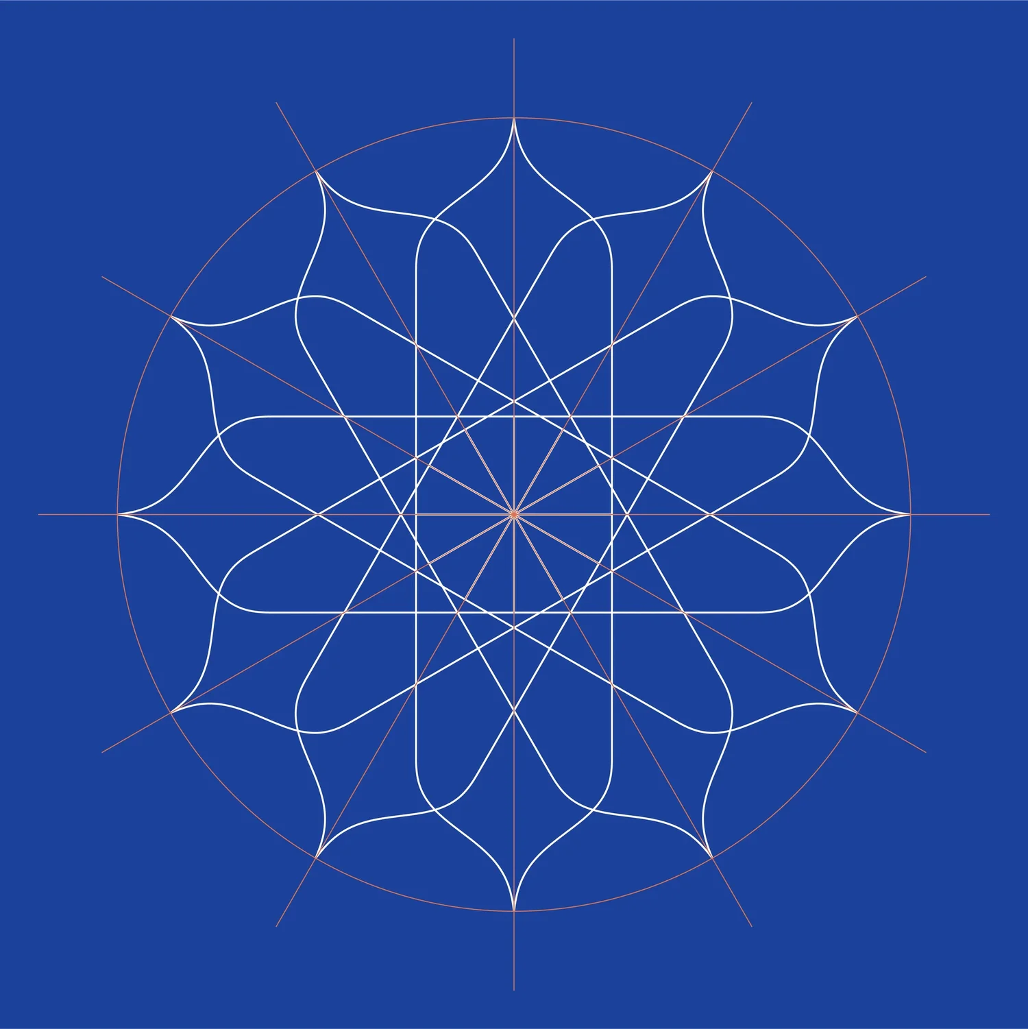 YBJ — exploration 03, radial geometric construction inspired by the muqarnas, by StudioKus