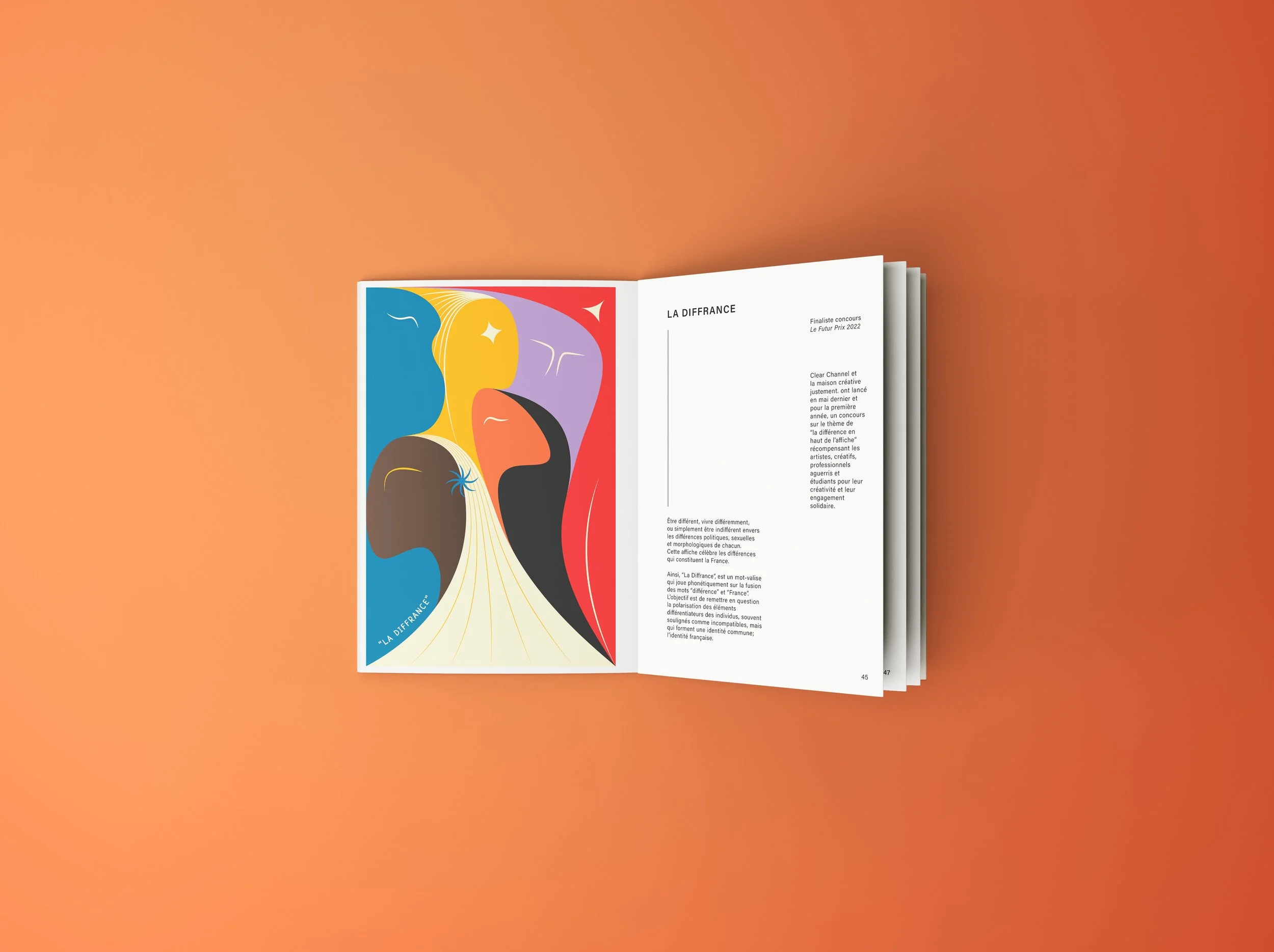 La Diffrance — poster design for Clear Channel by StudioKus, London. Le Futur Prix 2022 Finalist