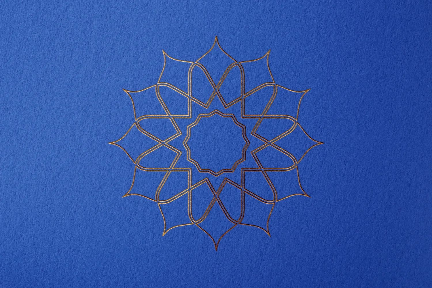 Exploration 03, forme finale : une étoile florale à douze pointes inspirée du zellige et du Khatim