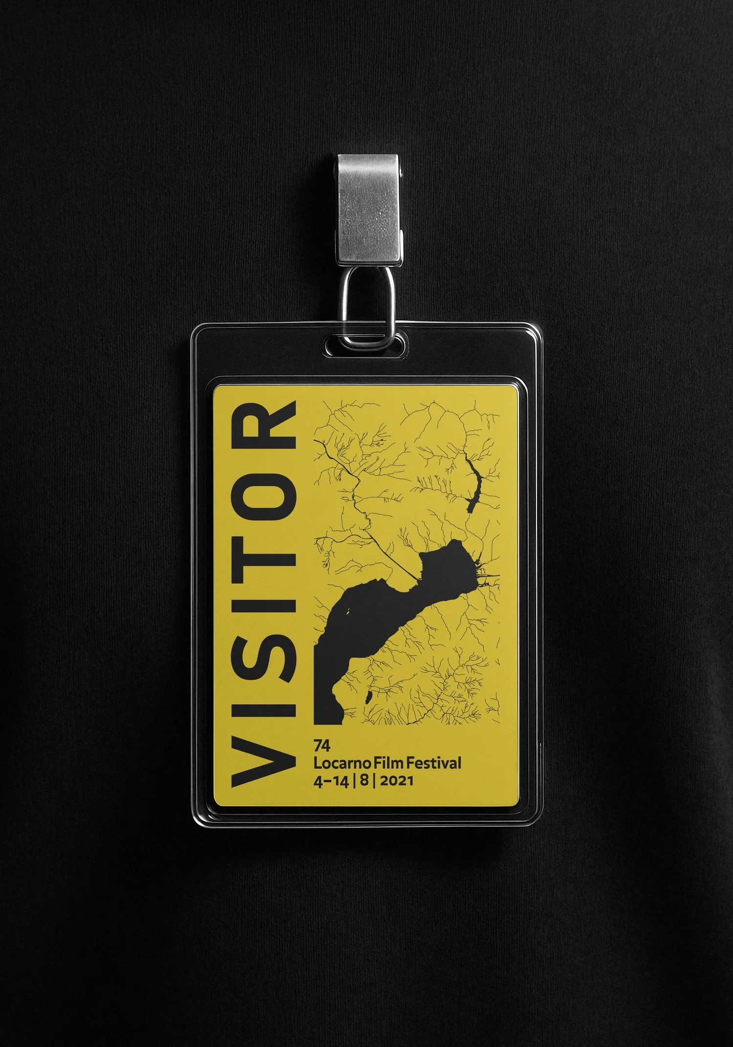 The Yellow Leopard — iPhone mockup detail, Locarno Film Festival Instagram, by StudioKus