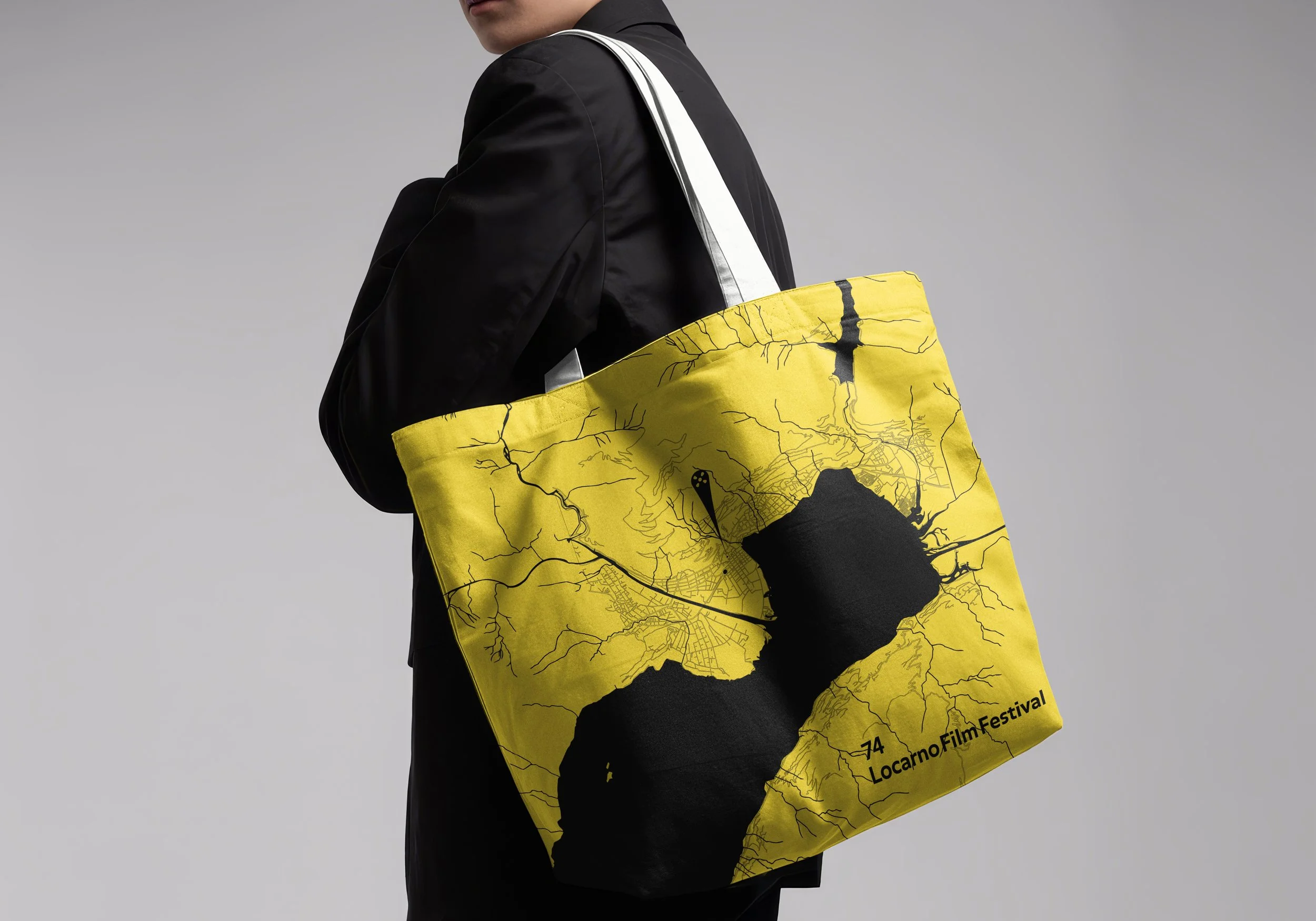 The Yellow Leopard tote bag — yellow version, Locarno Film Festival 2021, by StudioKus