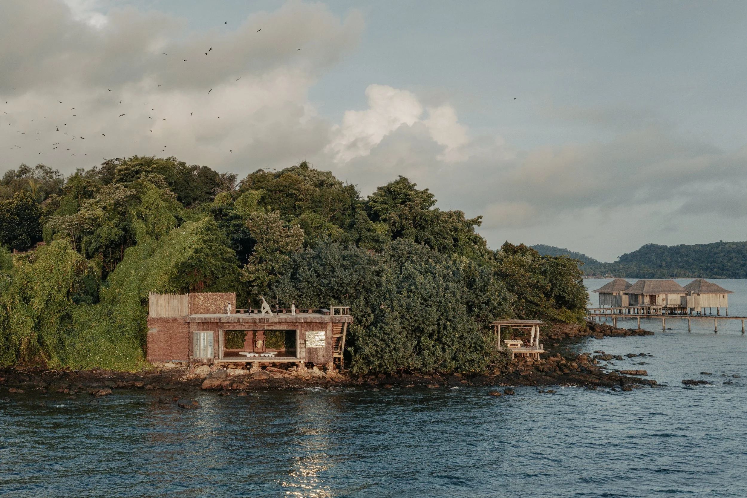 Open-air wellbeing sanctuary in the rainforest at Song Saa Private Island, Cambodia