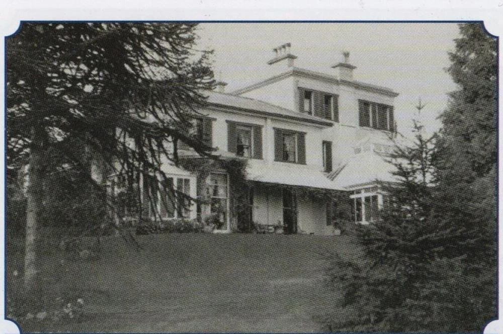 A view of Ashfield from the gardens, Barton Road, Torquay
