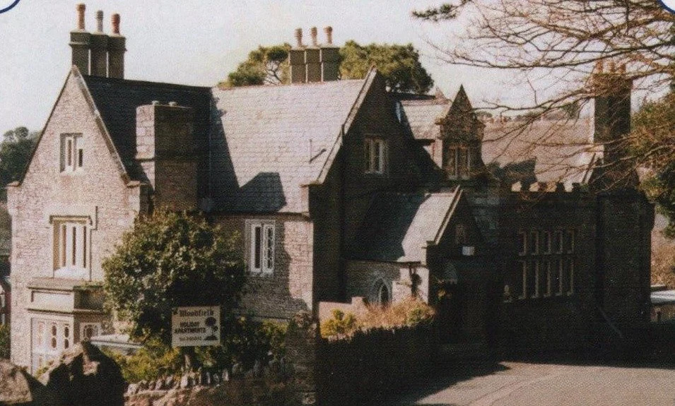 Woodfield, a Gothic villa with double gables at Lower Woodfield Road, Torquay, the home Edward Vivian built in the early 1840s