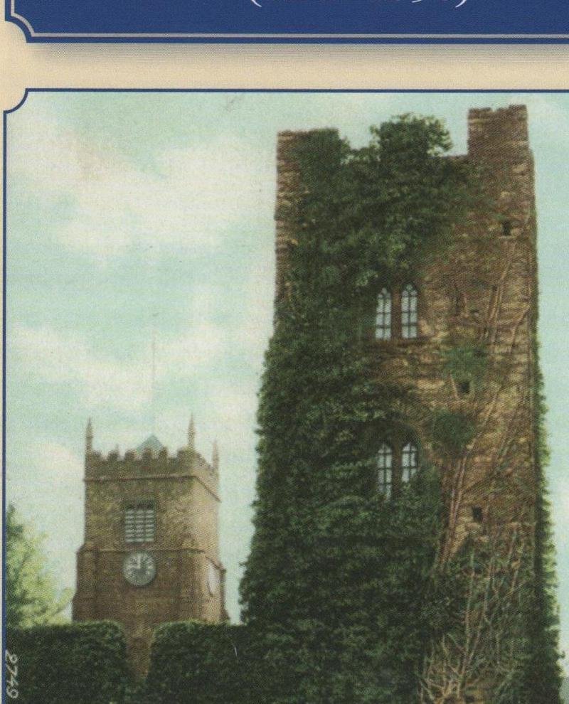The Bishops Tower, Bishop's Place, Paignton, with Paignton Parish Church behind