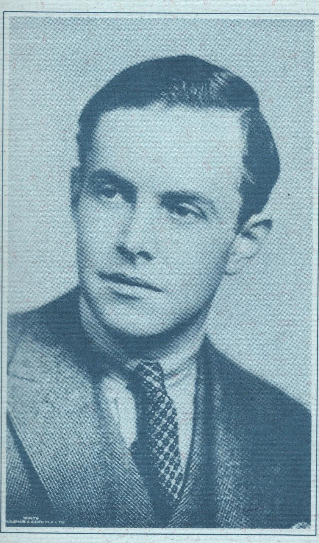 Portrait of Beverley Nichols as a young man