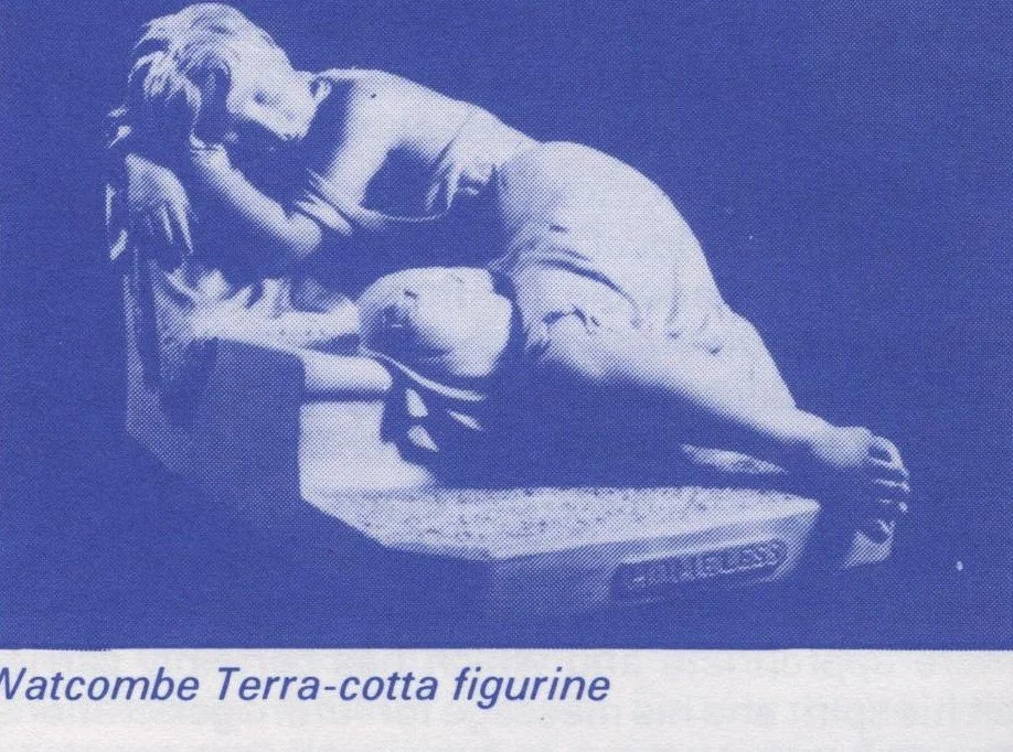 Watcombe terra-cotta figurine in the collection of Torquay Museum