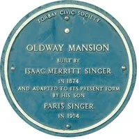 Torbay Civic Society blue plaque for Oldway Mansion and the Singer family