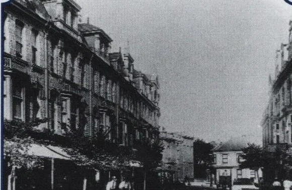 Palace Avenue, Paignton, around 1900, where Oliver Heaviside first lived with his parents after moving to Devon in 1889