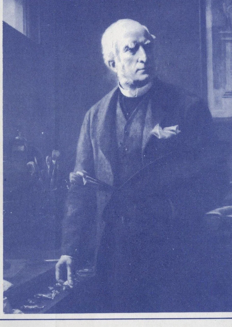Portrait photograph of John Calcott Horsley in old age