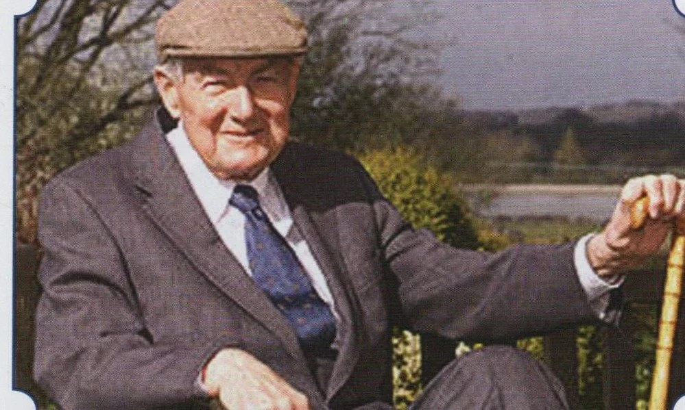 Lord Callaghan relaxing in the countryside in retirement