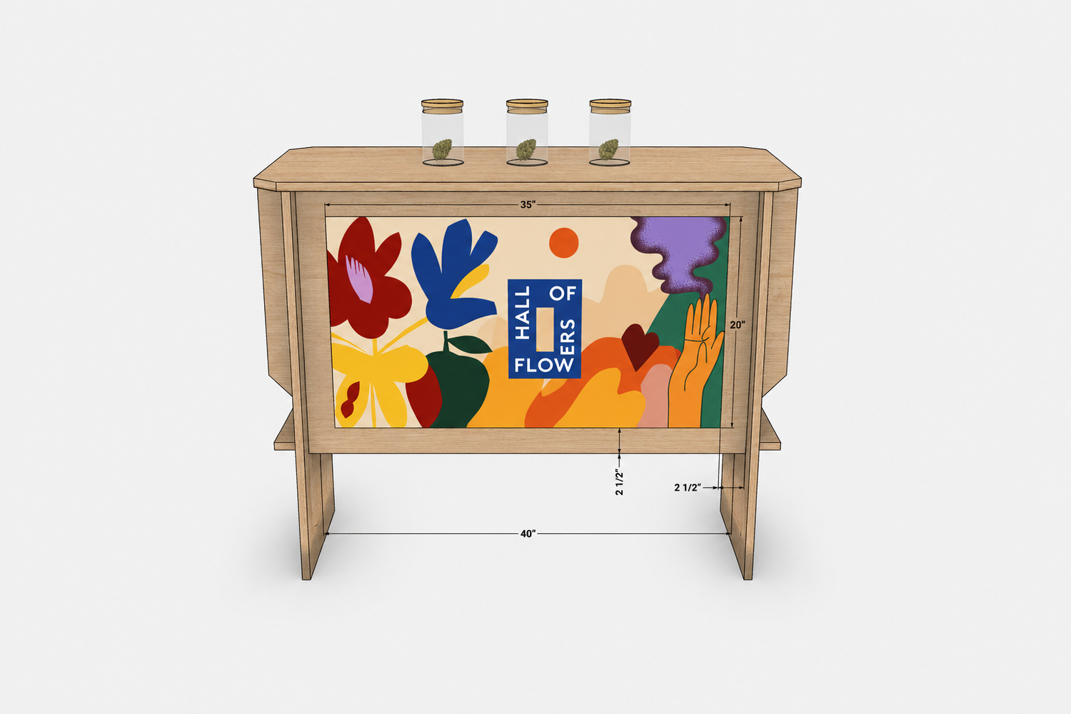 Craft Stand booth rendering